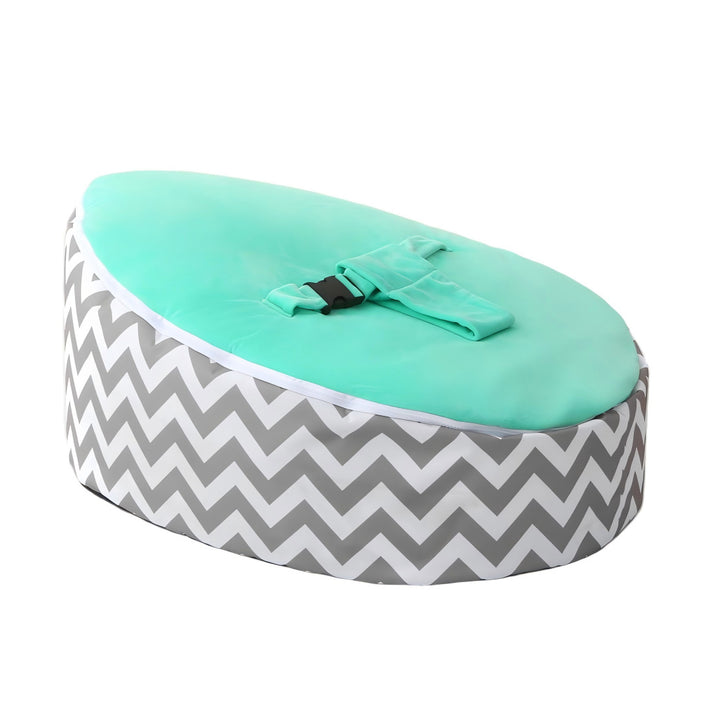 Aavi - Chevron Retreat Baby Bean Bag Side View 1