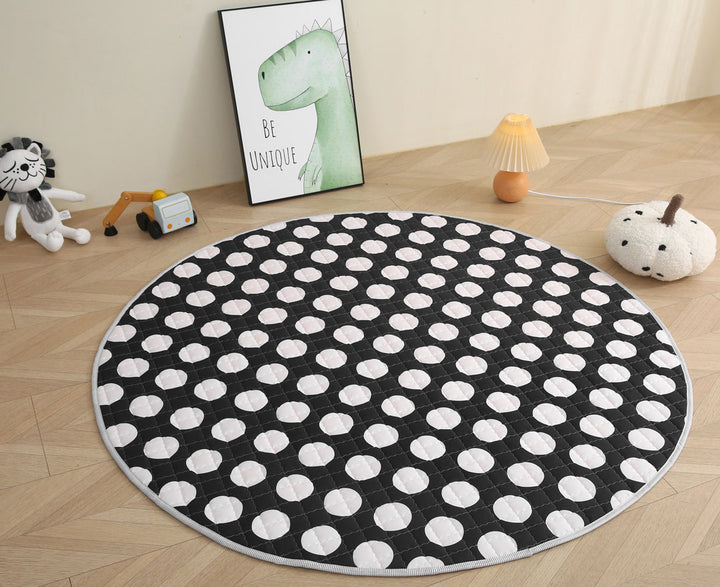 Dottie round Baby Play mat - 150 cm diameter Side View