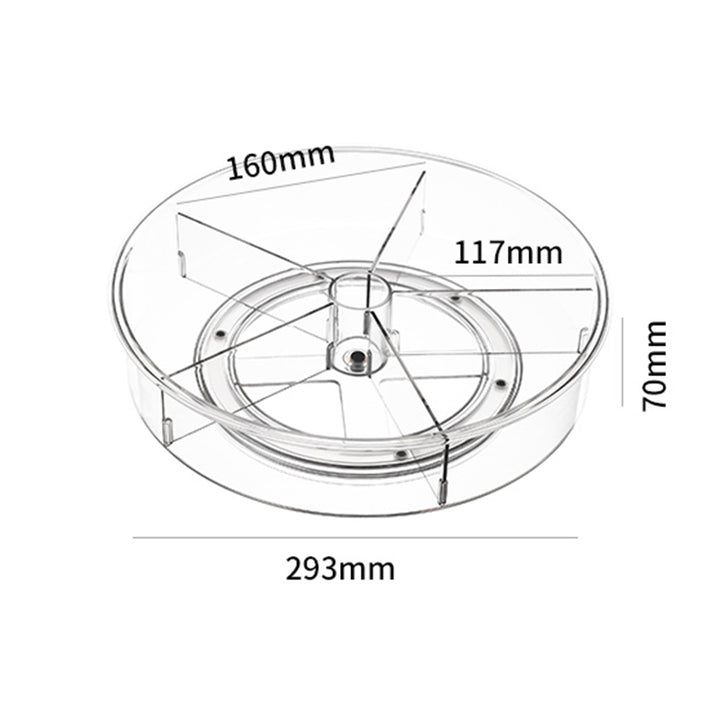 Fridge Storage Organisation Set Storage tub in Fridge Lazy-Susan-tray