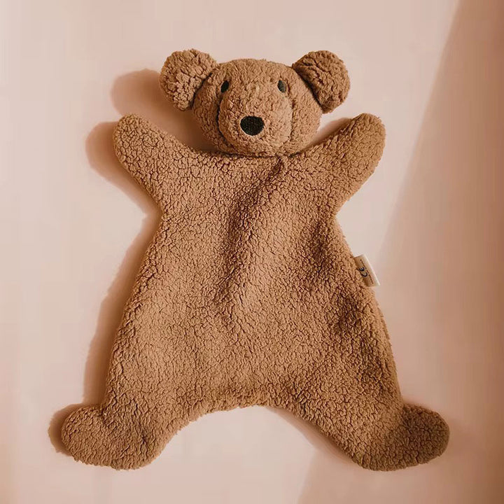Plush Bear Baby Comforter - Brown