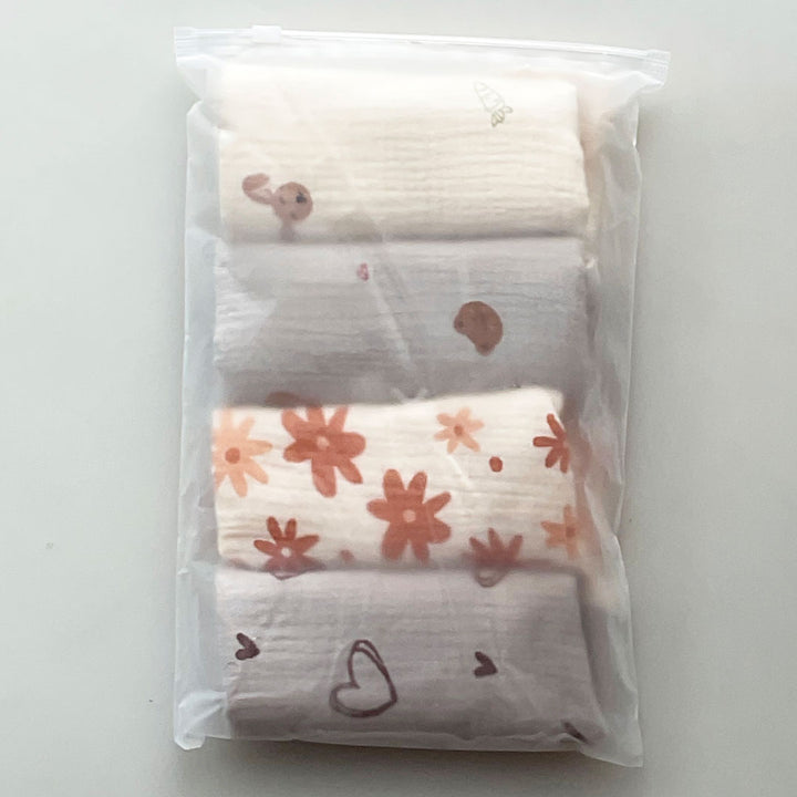 Skyler Baby Burp Cloths - 4 Pack