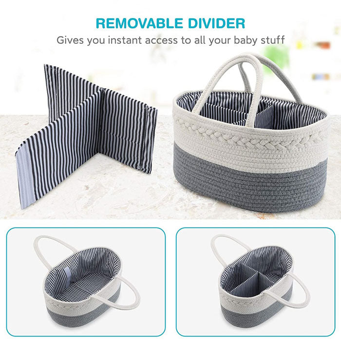 Amara Large Diaper Caddy Different sections