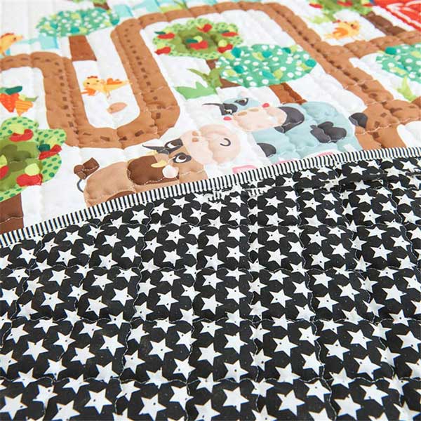 Amazing Maze Baby Play Mat Backside