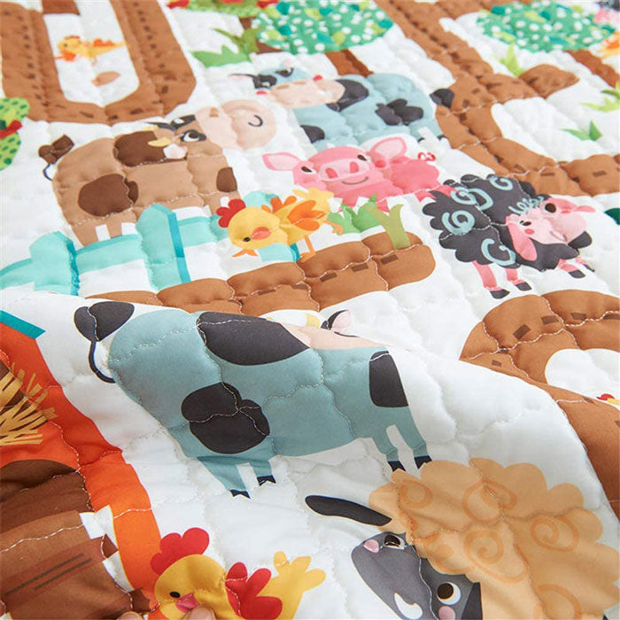 Amazing Maze Baby Play Mat Print Close up