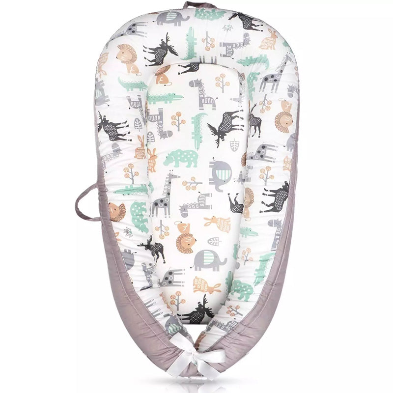 Animals Baby Nest Lounger For Newborn Front