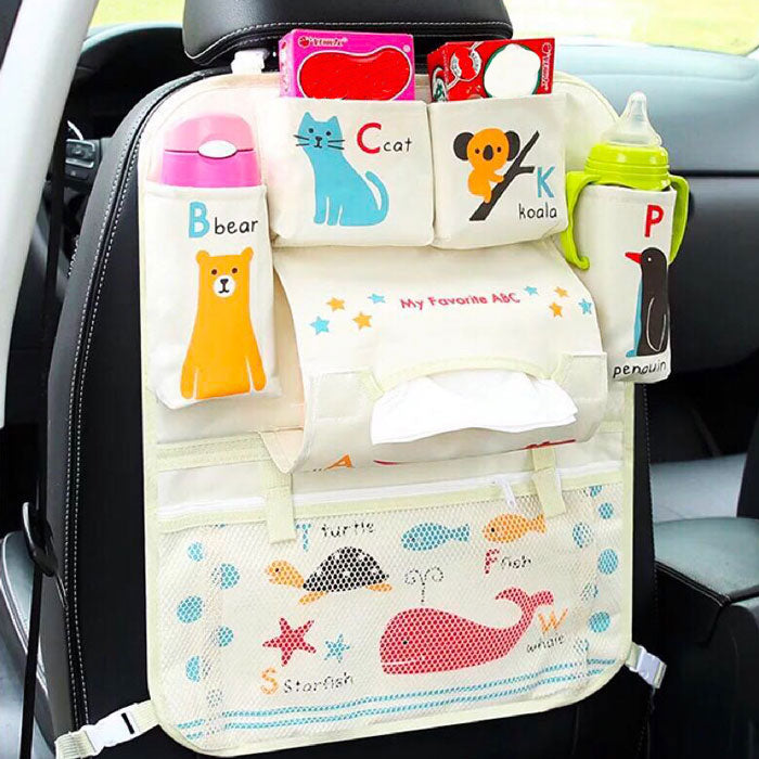 Animals Car Back Seat Organiser