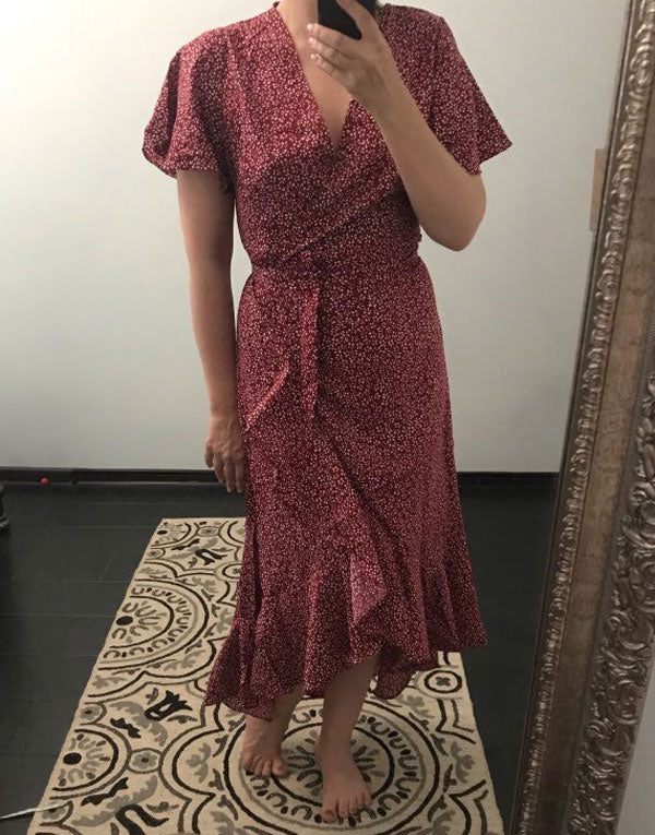 Ava Rose Maternity Wrap Dress