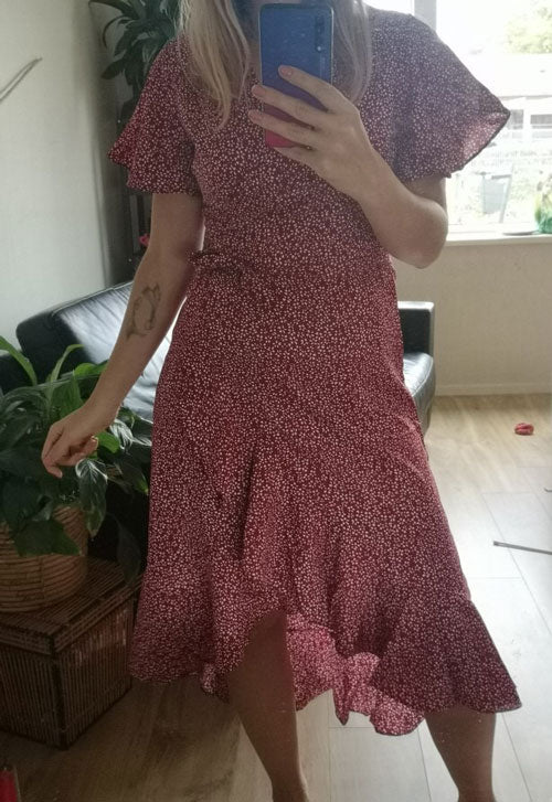 Ava Rose Maternity Wrap Dress