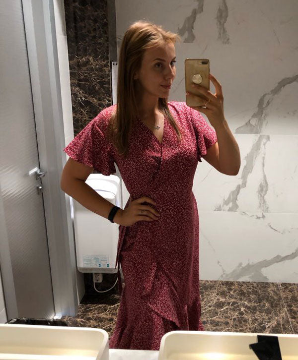 Ava Rose Maternity Wrap Dress