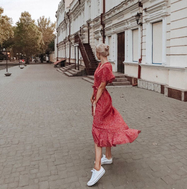 Ava Rose Maternity Wrap Dress