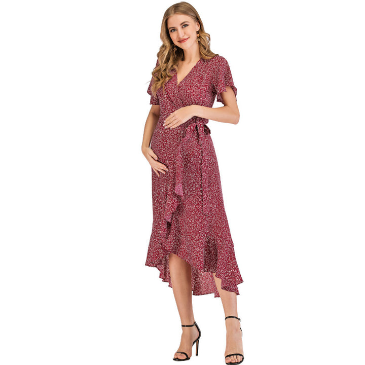 Ava Rose Maternity Wrap Dress