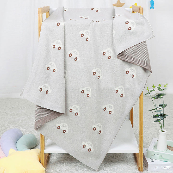Cars Grey Baby Blanket