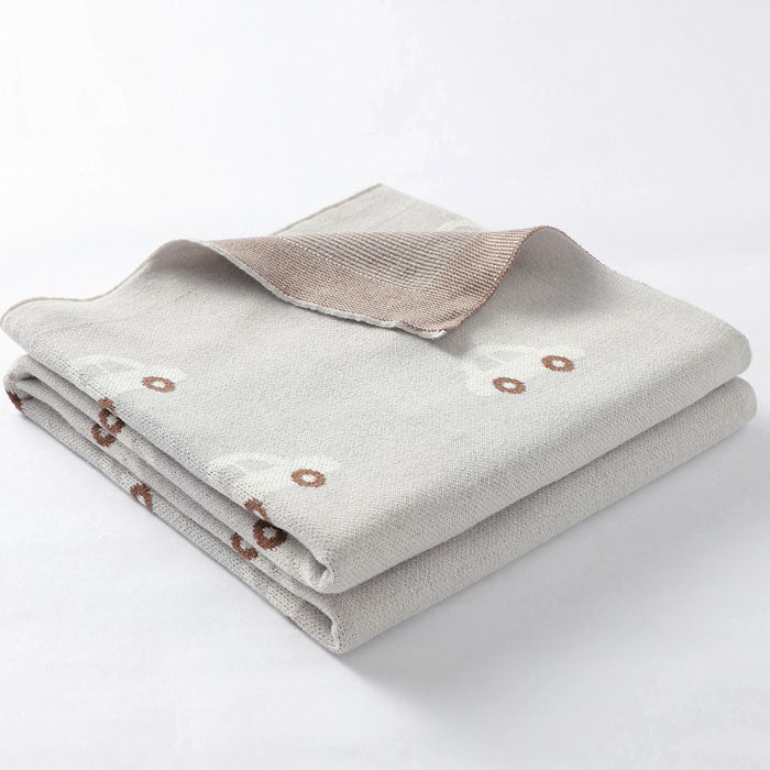 Cars Grey Baby Blanket Fold