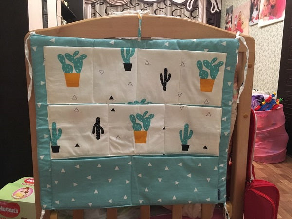 Cute Cactus Cot Organiser