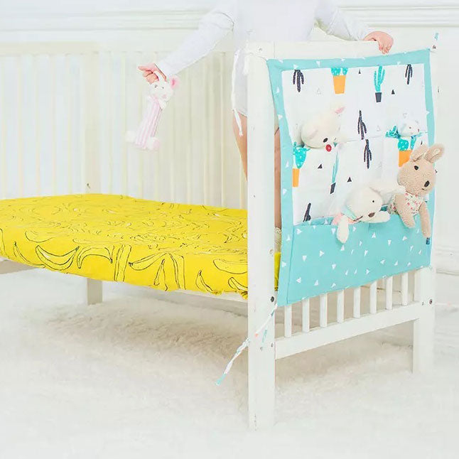 Cute Cactus Cot Organiser side view