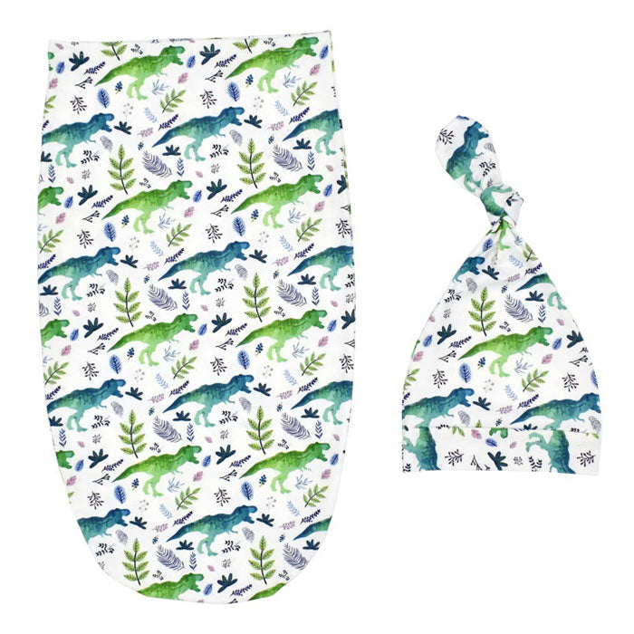 Dino Baby Swaddle Sack