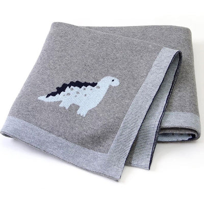 Dinosaur Baby Blanket fold