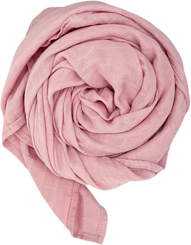 Dusty Rose Baby Swaddle Wrap Made from organic cotton