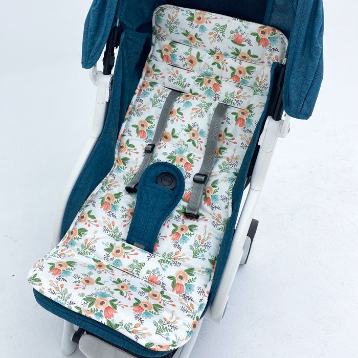 Floral Reversible Pram Liner