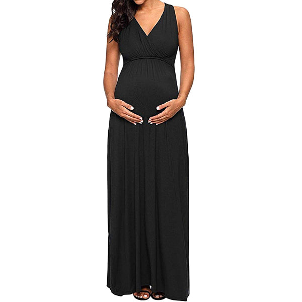Florence - Maroon Maternity Gown Dress