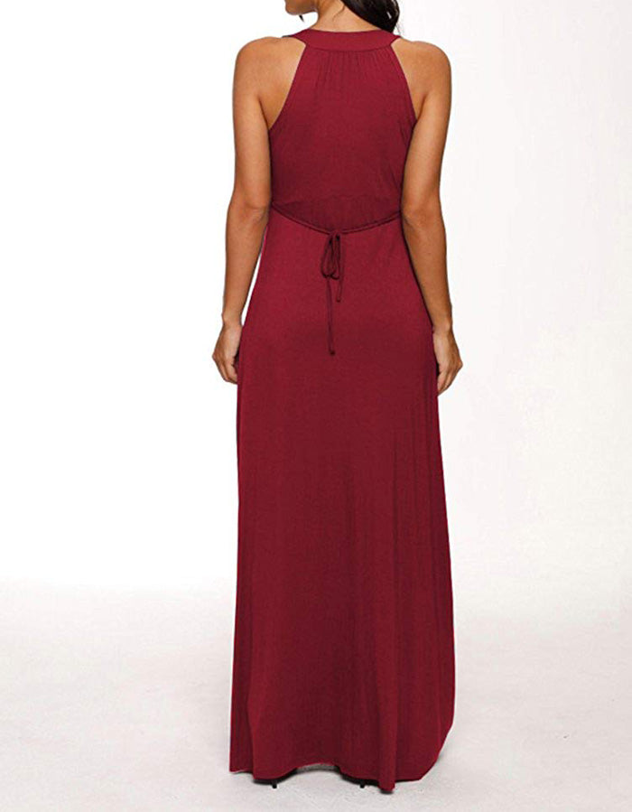 Florence - Maroon Maternity Gown Dress