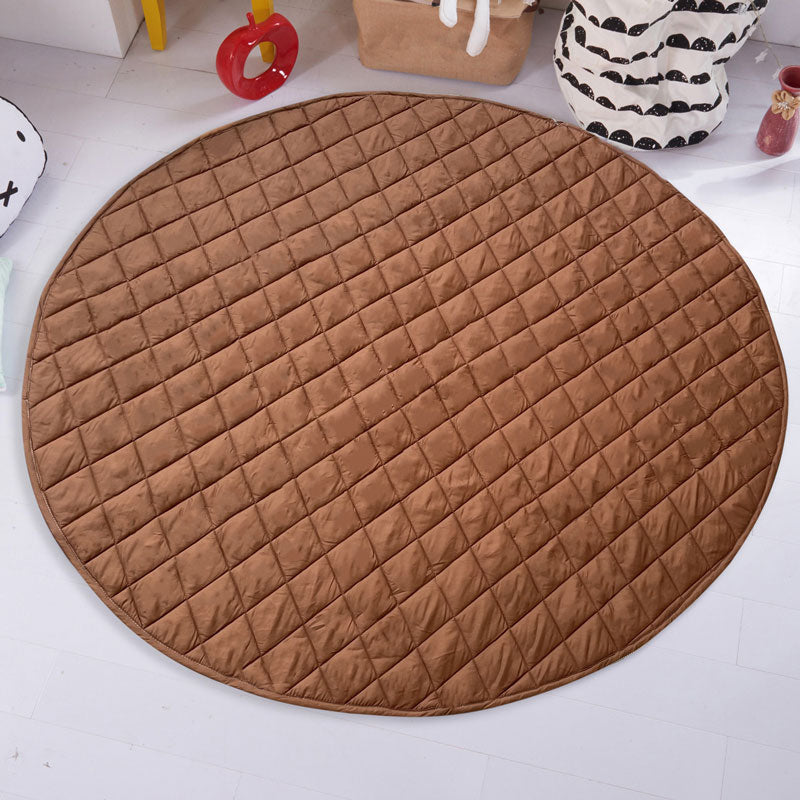 Flynn Round Cotton Baby Play Mat Front 1