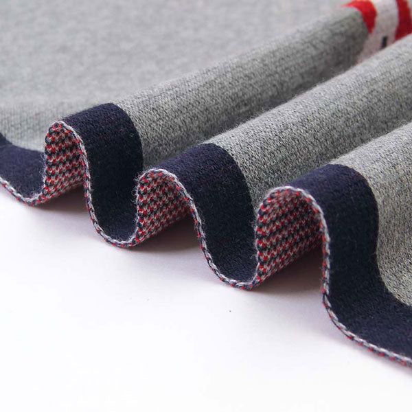 Fox Grey Baby Blanket Side