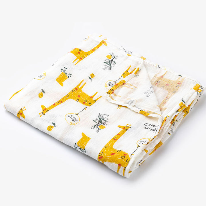 Giraffe Baby Swaddle Wrap 120 x 120 cm