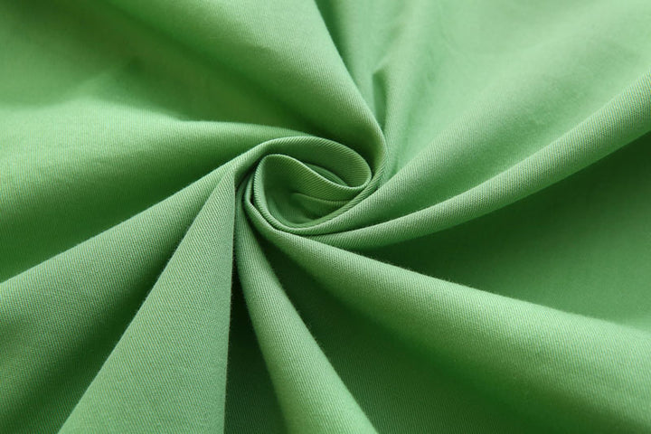 Jungle Green Baby Nursery Fitted Cot Sheet Closeup