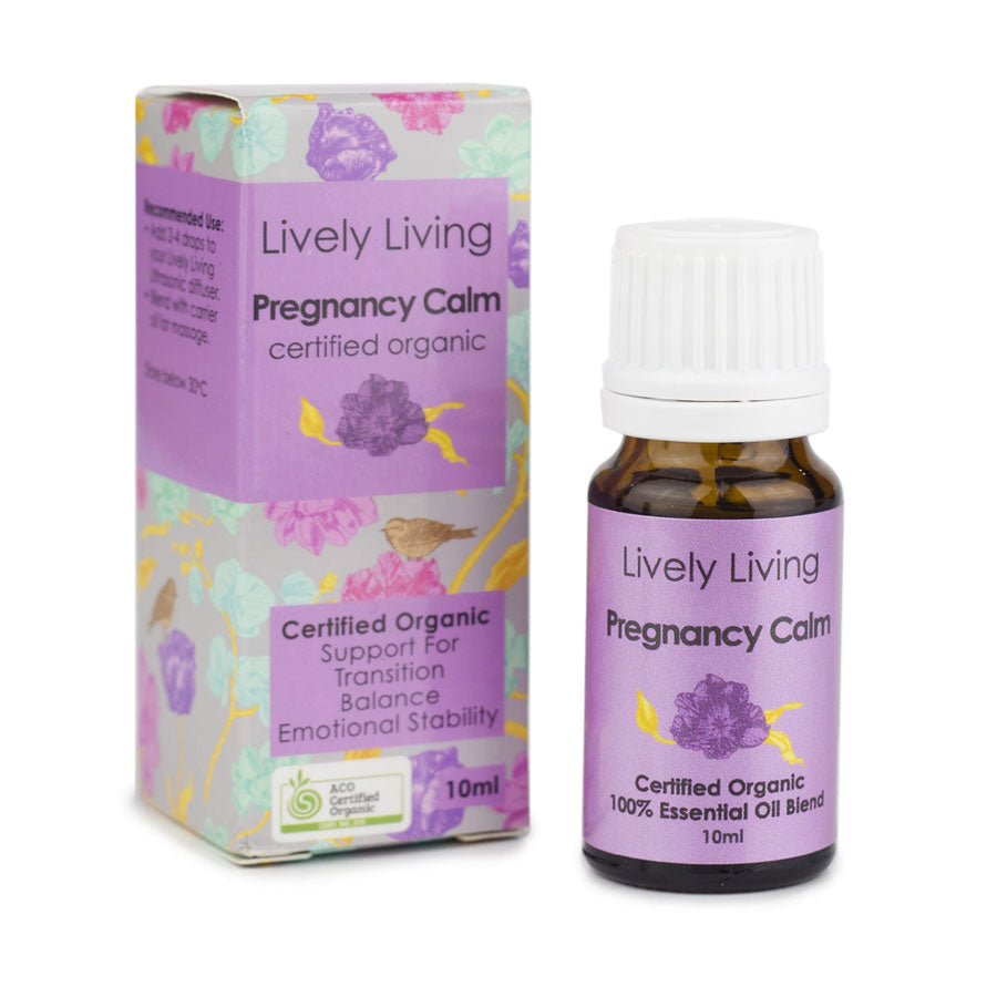 Lively Living Pregnancy Calm - 100% Certified Organic Essential Oil 10ml