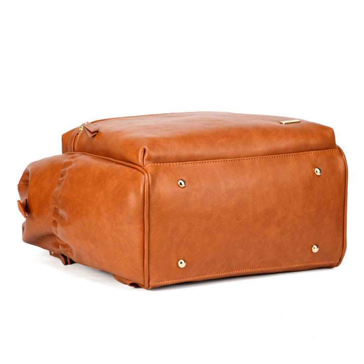 Melbourne Carry All Vegan Leather Nappy Bag Backpack Bottom View