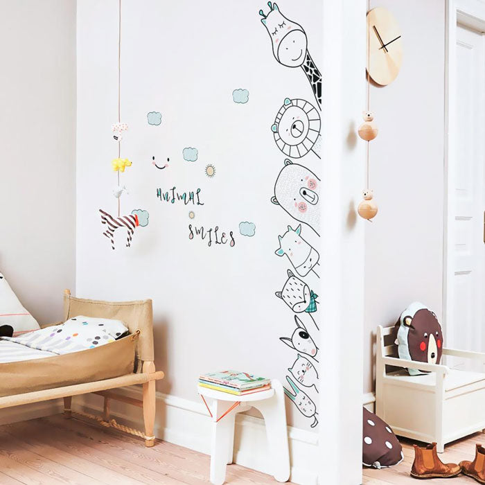 Peeping Friends Nursery Wall Sticker
