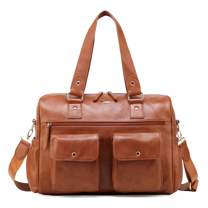 Sarah-Tan-Carry-All-Nappy-Bag---Front