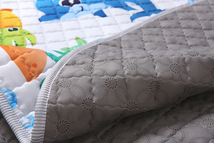 Sea Fishes Round Baby Playmat 150 cm diameter Backside 1