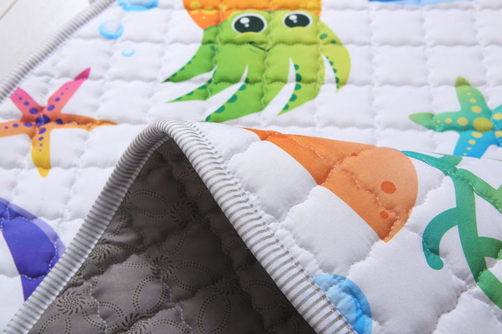 Sea Fishes Round Baby Playmat 150 cm diameter closeup