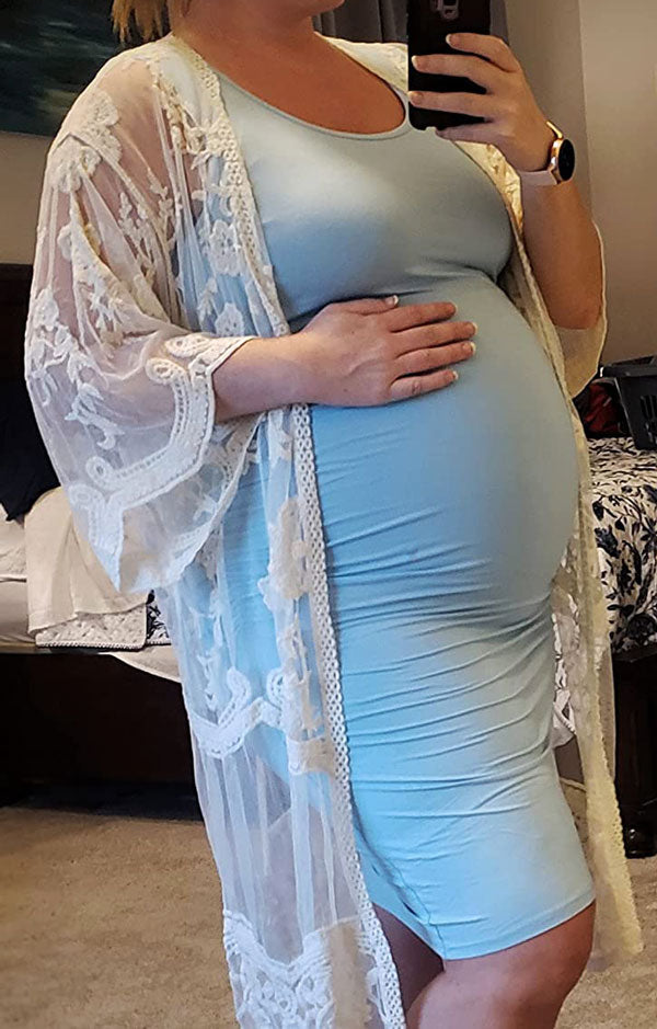 Serene - Black Sleeveless Maternity Dress