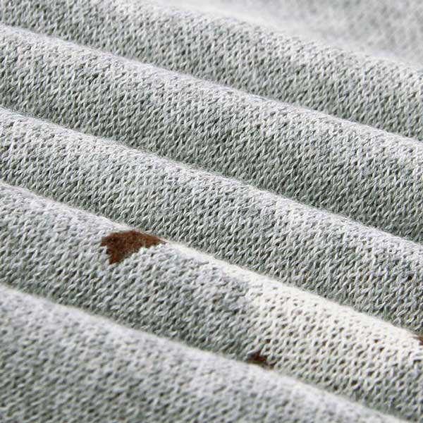 Sheep Grey Baby Blanket Closeup