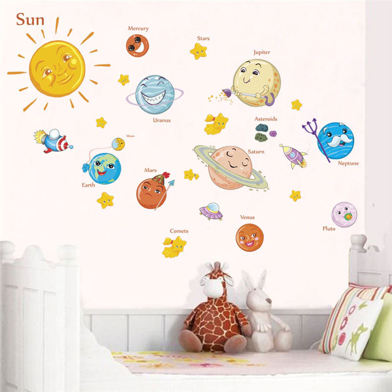 Solar Friends Baby Wall Stickers