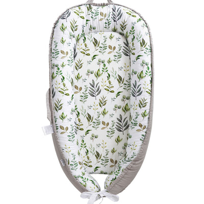 Spring Leaves Baby Nest Lounger & Cocoon front 1
