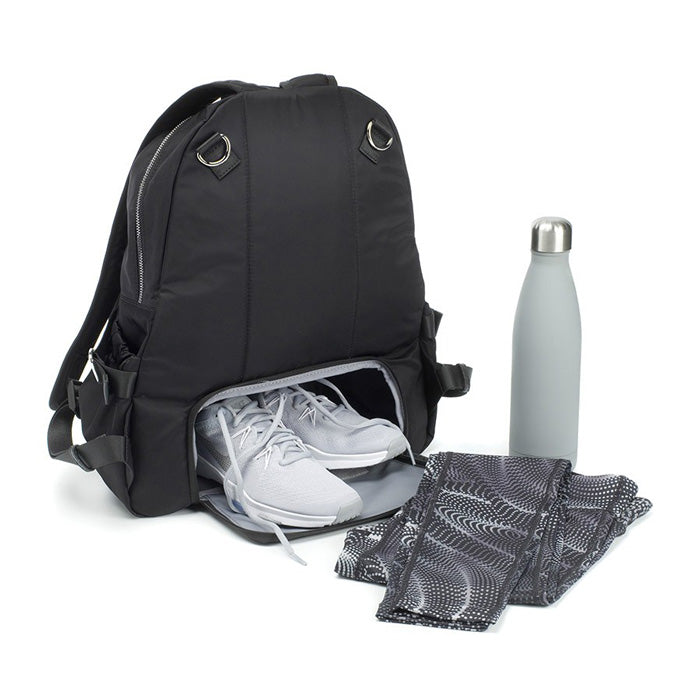 Storksak Hero Quilt Black Nappy Bag Backpack