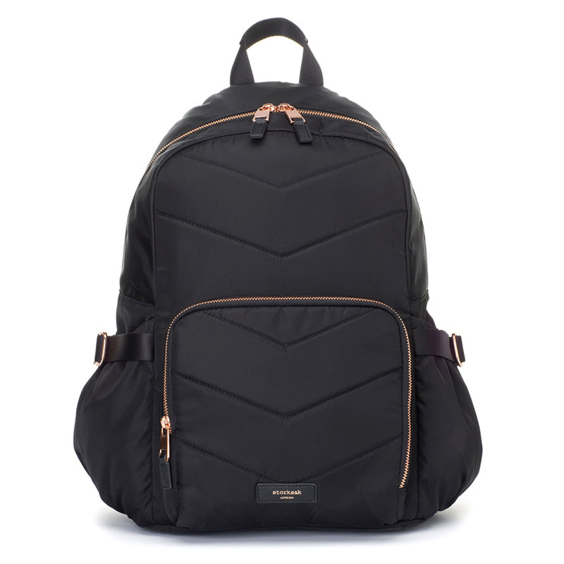 Storksak Hero Quilt Black Nappy Bag Backpack Australia – Nappy Bag