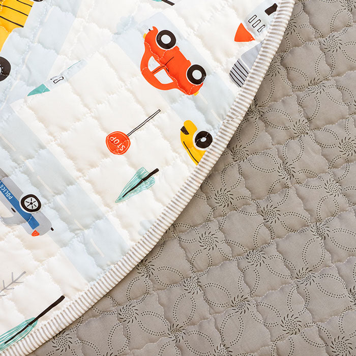 Wheels on the Road Baby Playmat 150 cm Diameter backside