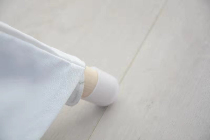 White Chevron Kids Teepee Tent Floor Protectors