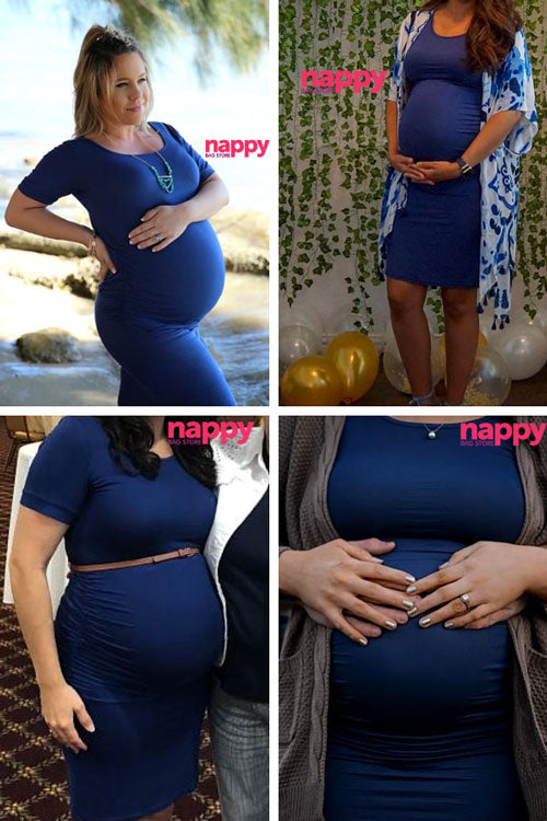 Ariah - Short Sleeves Maternity Dress