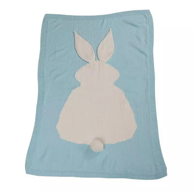 Long Ear Bunny Baby Blanket