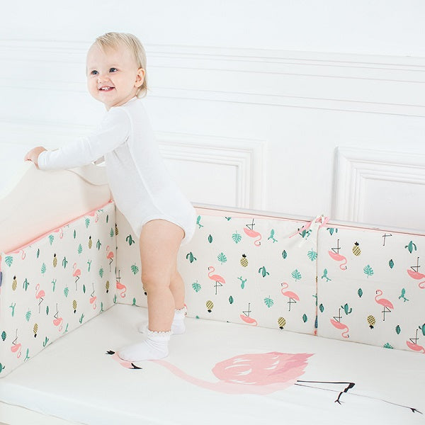 Pink Flamingo Cot Sheet