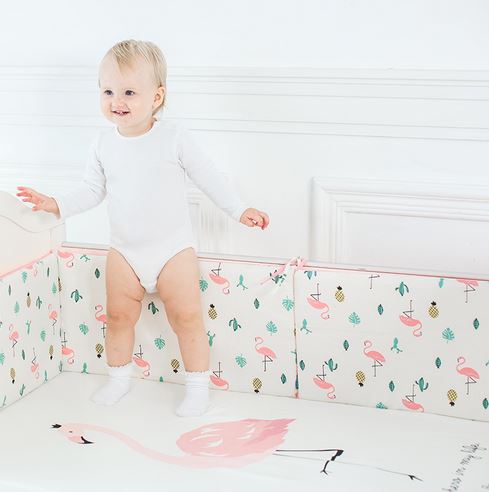 Pink Flamingo Cot Sheet