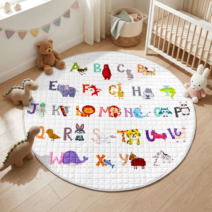 Alphabet-Animals-Round-Baby-Play-Mat---150-cm-Diameter