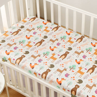 Animal Friends Fitted Cot Sheet