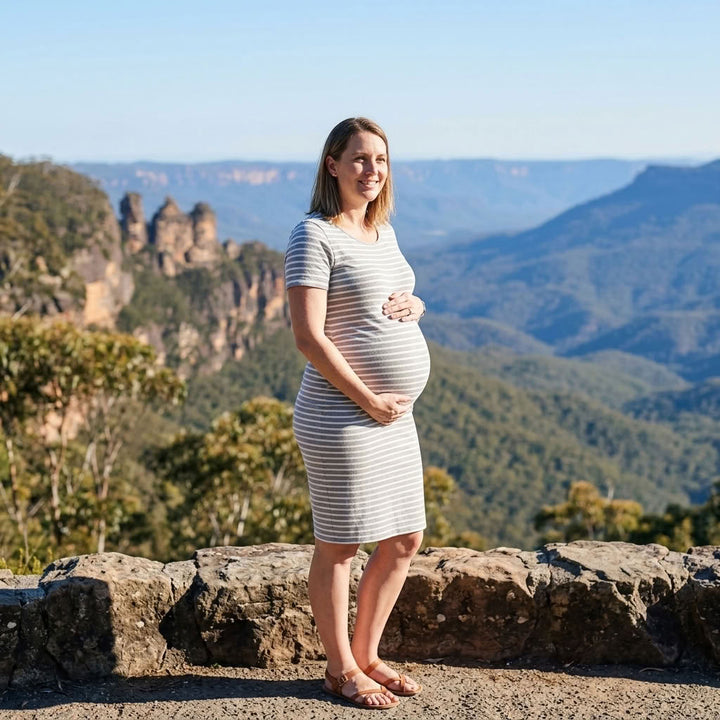 Ariah - Short Sleeves Maternity Dress